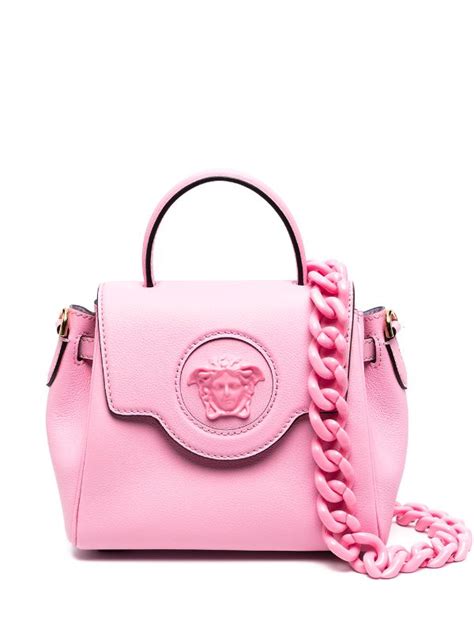 hot pink versace backpack|hot pink Versace bag.